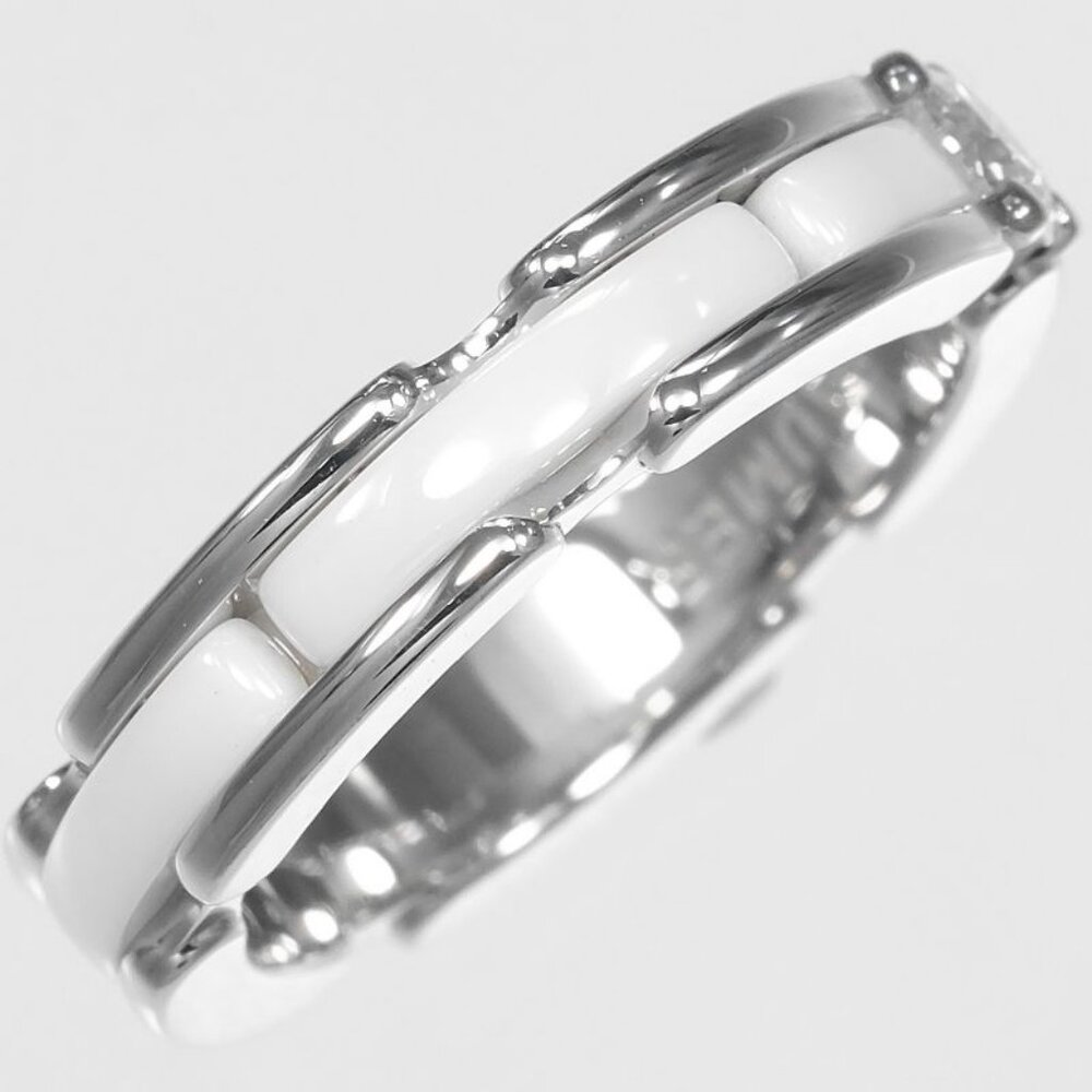 Chanel Ultra Small Gold Diamond Ceramic Ring - Picture 5 of 9